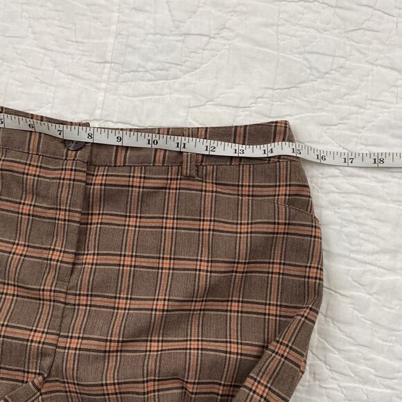Chadwick’s Brown Plaid Wide Leg Pants size 8P - Picture 6 of 8